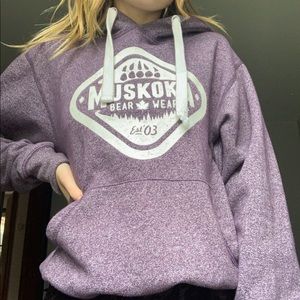 Purple Muskoka bearwear sweater